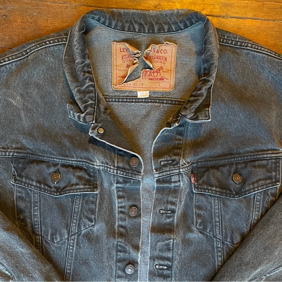Vintage Levi’s jacket, black wash size large - Picture 4 of 4